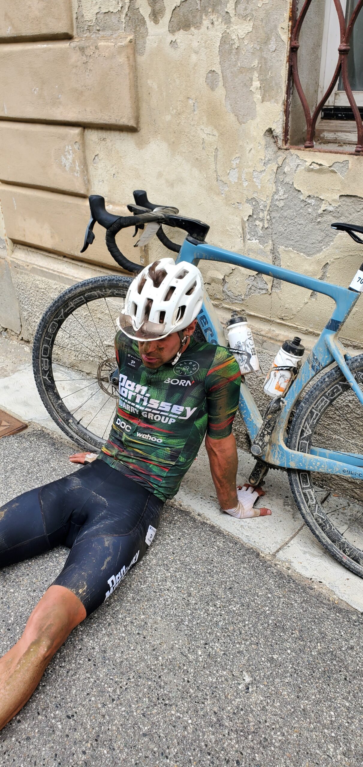 Matteo Cigala after winning the italian Gravel Championship 
